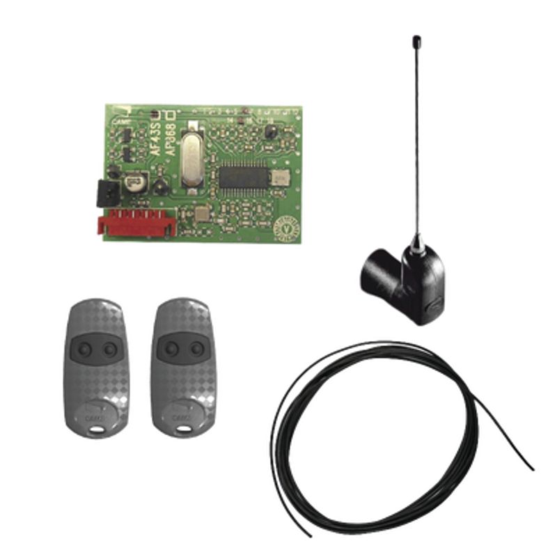 Kit Receptor Inalámbrico Con Antena / Hasta 45m En Linea De Vista / Incluye Dos Controles  Y 3 Metros De Cable Rg58 Para La Ante