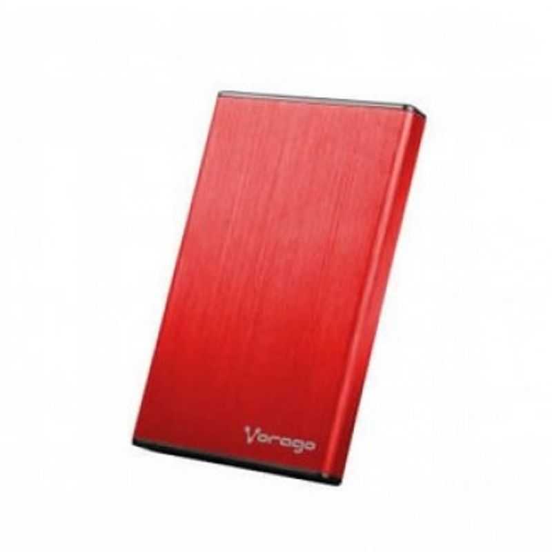 Enclosure VORAGO HDD201 USB 3.0 2.5 pulgadas Rojo TL1 
