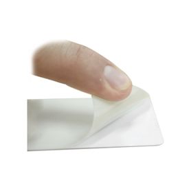 paquete de 500 tarjetas ultracard 10 mil  adhesivas imprimibles por un sólo lado   para pegar sobre tarjetas cr79160086
