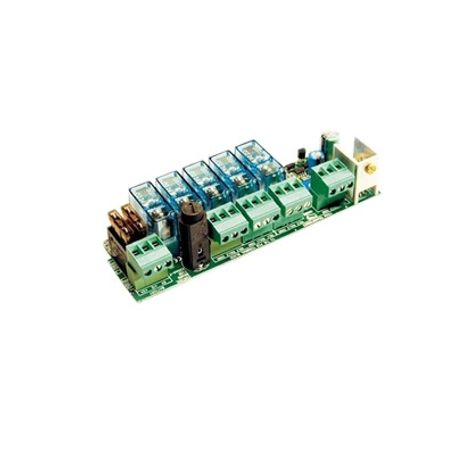 tarjeta para conexión de 2 baterias de respaldo 12v–12 ah  compatible con cuadros de mando para motores abatibles  came