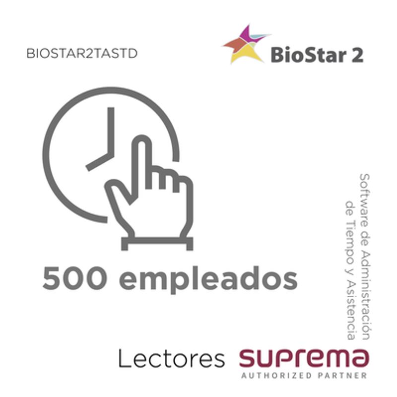 Software De Administración De Tiempo Y Asistencia Para 500 Empleados   Para Lectores Suprema