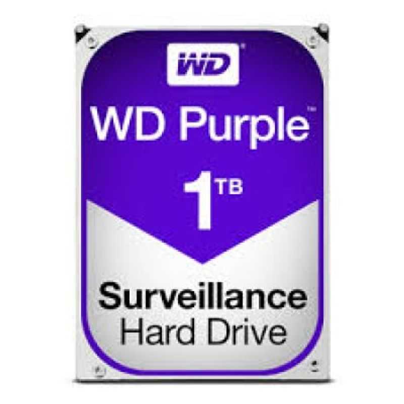 Disco Duro Interno Western Digital WD10PURZ Purple 3.5 Pulgadas 1TB SATA III 6 Gbit/s 5400RPM 64MB Cache TL1 