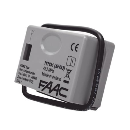 receptor inalámbrico xf 433 para operador faac s418192285