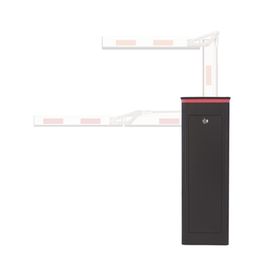 barrera vehicular izquierda  soporta brazo articulado de hasta 4 metros  final de carrera ajustable por programación  tiempo de