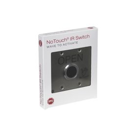 interruptor ir notouch® de acero inoxidable salida doble abierto207885