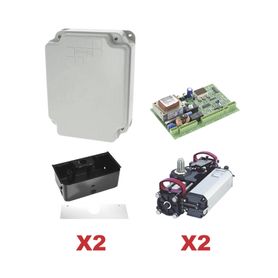 kit de operadores subterraneos faac s800 a 115v para puertas abatibles  para puertas de hasta  2 metros y  800 kg