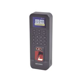 biométrico wifi de acceso y asistencia compatible con app hikconnect p2p  soporta biometrico esclavo rs485  lectura de huella y