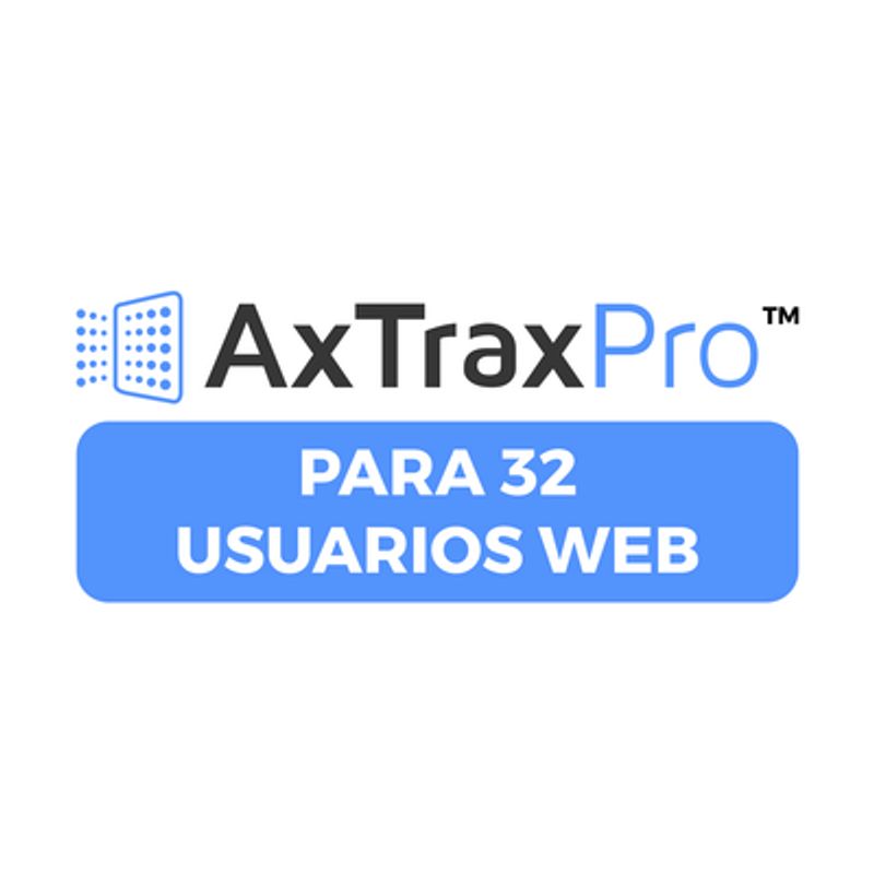 Licencia De 32 Usuarios Clientes Web Para Axtraxpro