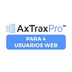 licencia de 4 usuarios clientes web para axtraxpro