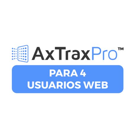 Licencia De 4 Usuarios Clientes Web Para Axtraxpro