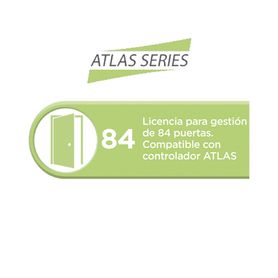 licencia para 84 puertas compatible con controlador atlas