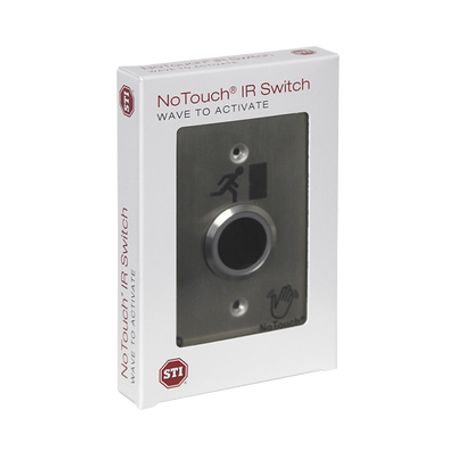 Interruptor Ir Notouch® De Acero Inoxidable De Un Solo Grupo Simbolo De Puerta