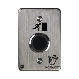 interruptor ir notouch® de acero inoxidable de un solo grupo simbolo de puerta217150