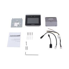 terminal wifi de reconocimiento facial ultra rápido y lectura de códigos qr  asistencia  control de acceso  soporta app de hikc