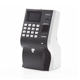 reloj checador con impresora integrada ideal para comedores  tcpip  reportes de asistencia con software  imprime ticket por cad