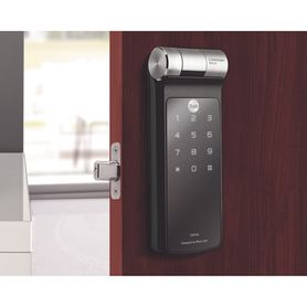 cerradura ydf40 de huella y pin con apertura a través de smartphone