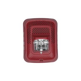 bocina con lámpara estroboscópica montaje en pared color rojo nuevo diseno moderno y elegante y menor consumo de corriente