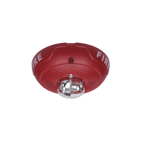 bocina con lámpara estroboscópica montaje en techo color rojo nuevo diseno moderno y elegante y menor consumo de corriente