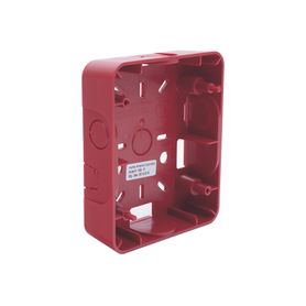 caja para montaje de sirenaestrobo color rojo68740