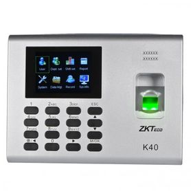 control de tiempo y asistencia zk teco zk k40