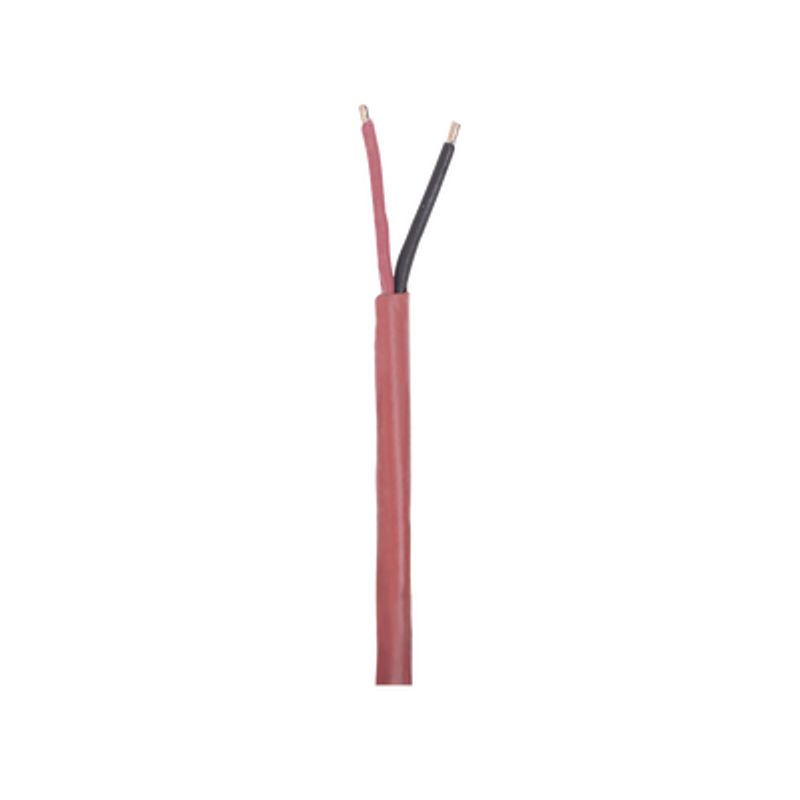 Bobina De 305 Metros De Alambre 2 X 16 Awg Tipo Fplr De Color Rojo Para Aplicaciones En Sistemas De Detección De Incendio Y Sist