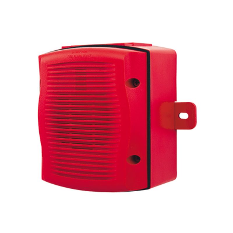 Bocina Para Exterior Montaje En Pared Color Rojo Bocina Para Exterior Montaje En Pared Color Rojo
