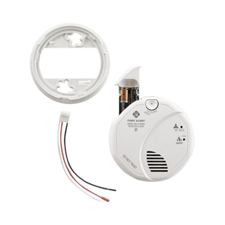 Detector Combo De Humo/co 120 Vca No Requiere Panel Con Bateria De Respaldo Sensor Inteligente De Falsas Alarmas 