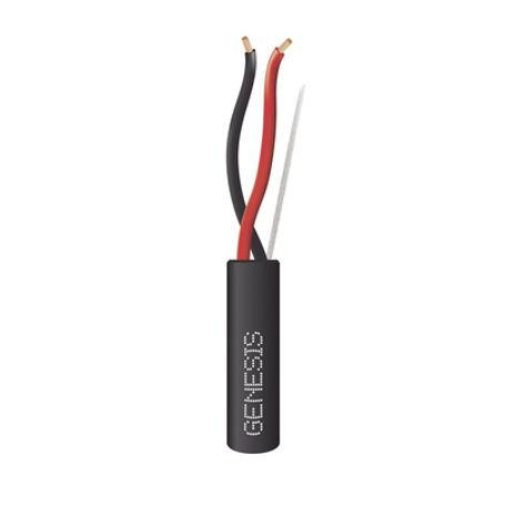 bobina de 305 metros  cable 2 x 14 awg  tipo fpl  color negro  para uso en intemperie y enterrado directo  uso en aplicaciones 