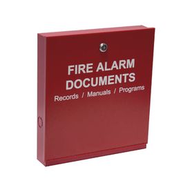 gabinete para documentos del sistema de alarma contra incendios