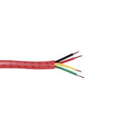 bobina de alambre de 305 metros  de 2 pares calibre 18 color rojo tipo fpl cl2  para aplicaciones en sistemas de detección de i