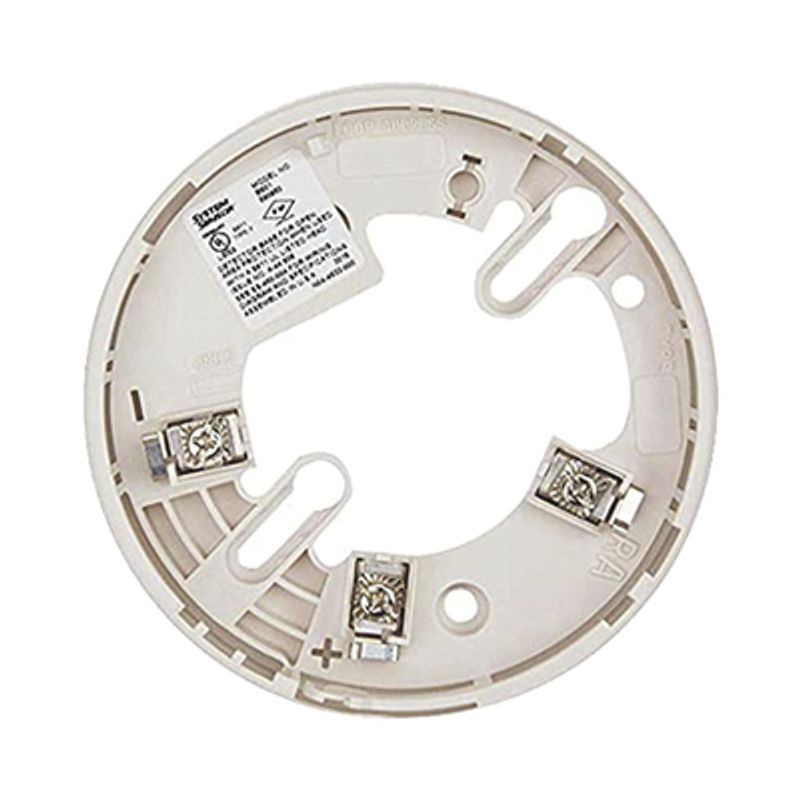 Base De 4 Pulgadas / Para Detectores Notifier Farenhyt Silent Knight Y Firelite / Color Marfil