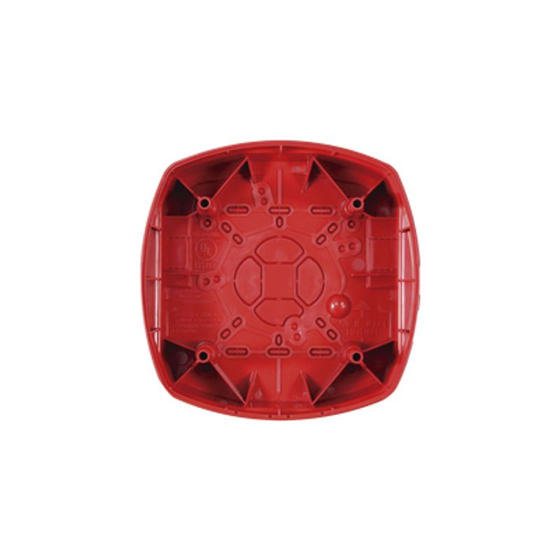  Caja De Montaje Para Bocina/estrobo Hochiki Color Rojo