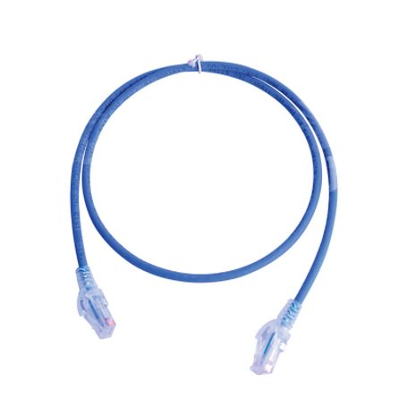 patch cord mc6 modular cat6 utp cmls0h 3ft color azul versión bulk sin empaque individual