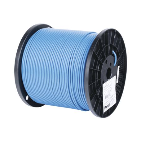 Bobina De Cable Utp De 4 Pares Matrix Cat6a De Diámetro Reducido 26 Awg Cmr (riser) Color Azul 305m