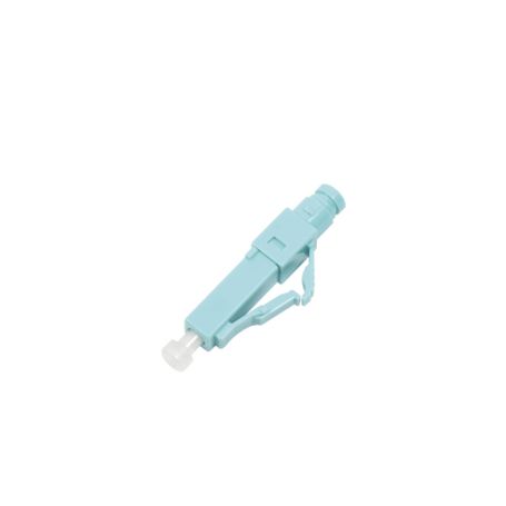conector de fibra óptica prepulido lightbow lc simplex multimodo 50125 om3om4 reterminable color aqua