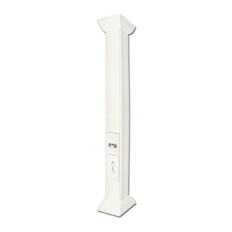 Pole Blanco De 3m Para Instalaciones Eléctricas Voz Y Datos No Incluye Accesorios Se Venden Por Separado Los  Modelos Tek100dupl