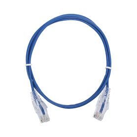 cable de parcheo slim utp cat6  1 metro azul diámetro reducido 28 awg171096