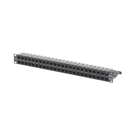 patch panel zmax de 48 puertos blindado precargado con jacks categoria 6a plano 1ur135742