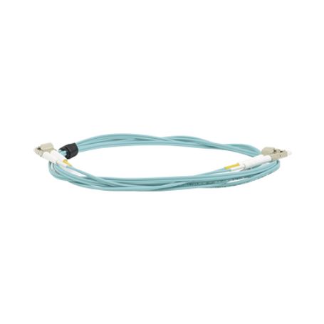 jumper de fibra óptica multimodo 50125 xglo om3 lclc duplex ofnr color aqua 2 metros135730