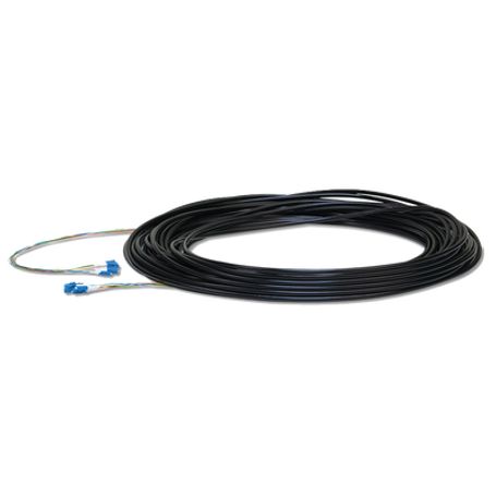 fibercable de 30 m 100ft monomodo sm con conectores lc ideal para equipos edgerouter edgeswitch y edgepoint