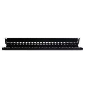 patch panel zmax de 24 puertos blindado precargado con jacks categoria 6a plano 1ur135718