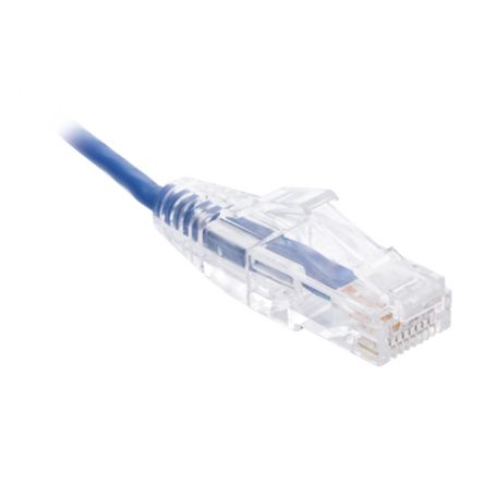 Cable De Parcheo Slim Utp Cat6  1.5 M Azul Diámetro Reducido (28 Awg)