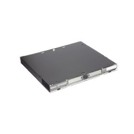 panel de distribución de fibra óptica acepta 3 placas fap o fmp bandeja deslizable hasta 72 fibras color negro 1ur87171