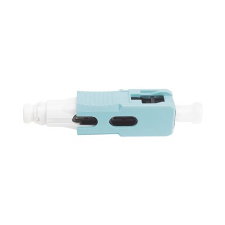 Conector De Fibra Óptica Prepulido Lightbow Sc Simplex Multimodo 50/125 (om3/om4) Reterminable Color Aqua