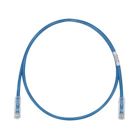 cable de parcheo tx6 utp cat6 24 awg cm color azul 10ft