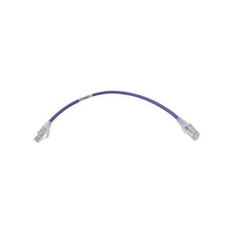 patch cord mc6 modular cat6 utp cmls0h 1ft color violeta