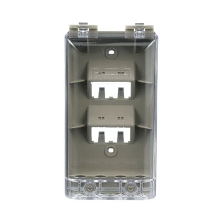 placa de pared vertical resistente al agua con protección ip56 acepta 4 módulos minicom color gris88683