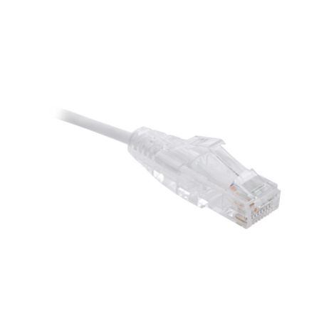 Cable De Parcheo Slim Utp Cat6  1.5 M Blanco Diámetro Reducido (28 Awg)