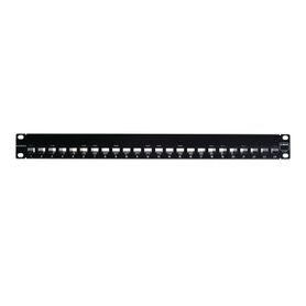 patch panel utp zmax de 24 puertos precargado con jacks categoria 6 plano 1ur135737