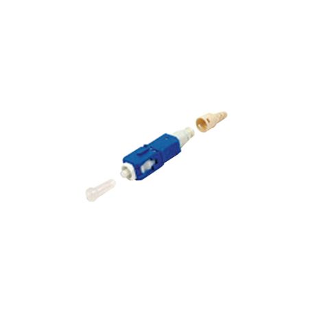 Conector De Fibra Óptica Prepulido Lightbow Sc/upc Simplex Monomodo Os1/os2 Reterminable Color Azul
